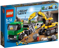 LEGO 4203  Trasportatore di escavatori   AL MOMENTO NON DISPONIBILE