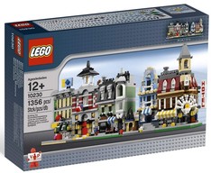 LEGO 10230  Collezionisti  Mini Cafè Corner - Market Street  -Alimentari - Verde Caserma dei Pompieri -  Gran Emporium