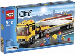 LEGO City 4643  Trasporter Motoscafi     AL MOMENTO NON DISPONIBILE