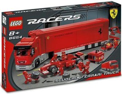 LEGO 8654 Racers  Scuderia Ferrari Truck