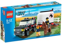 LEGO 7635  City Fuoristrada e rimorchio per cavalli